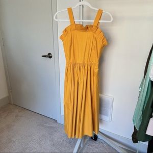 Sea cotton back strap midi dress us2